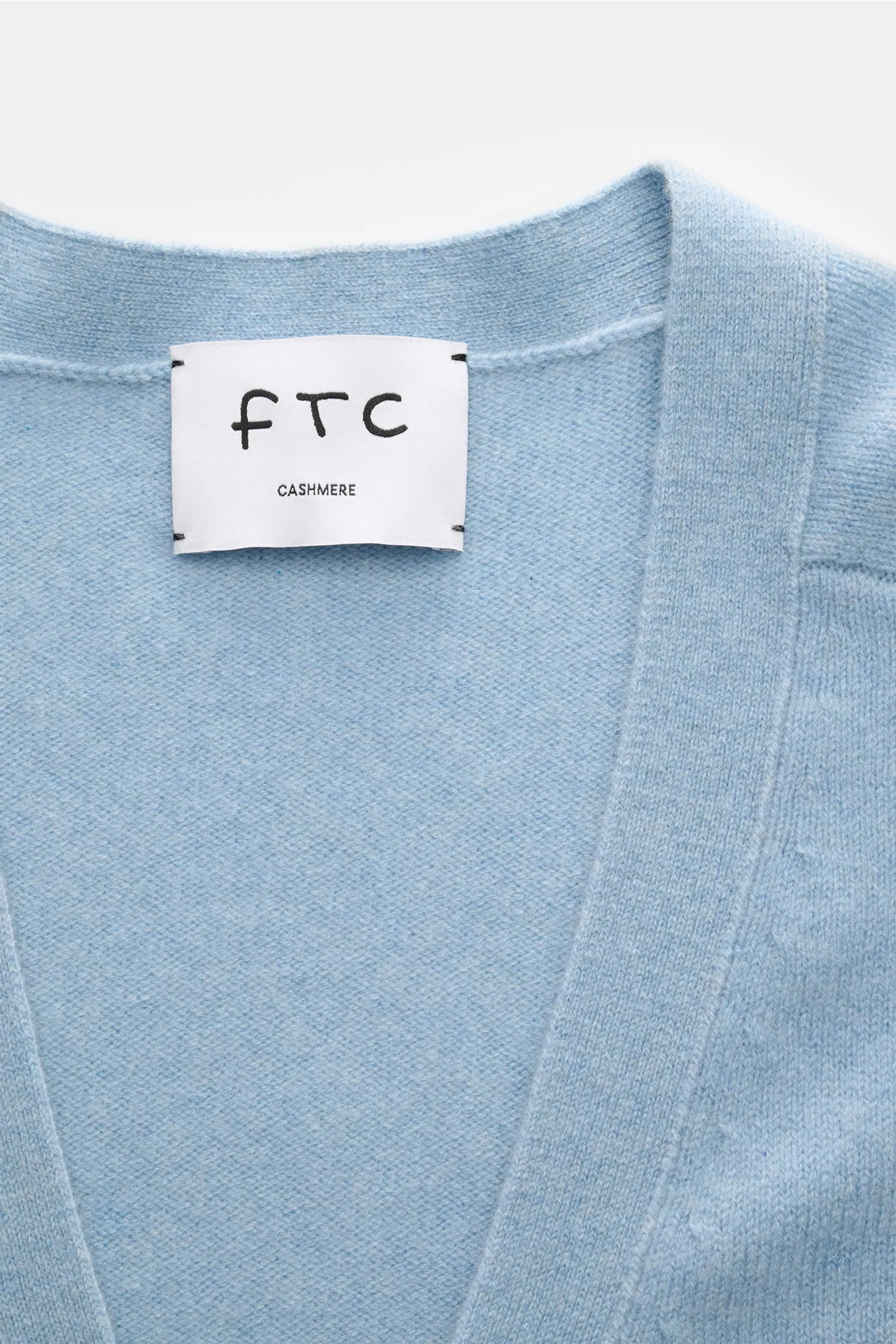 FTC - Herren - Cashmere Cardigan hellblau – Bild 2