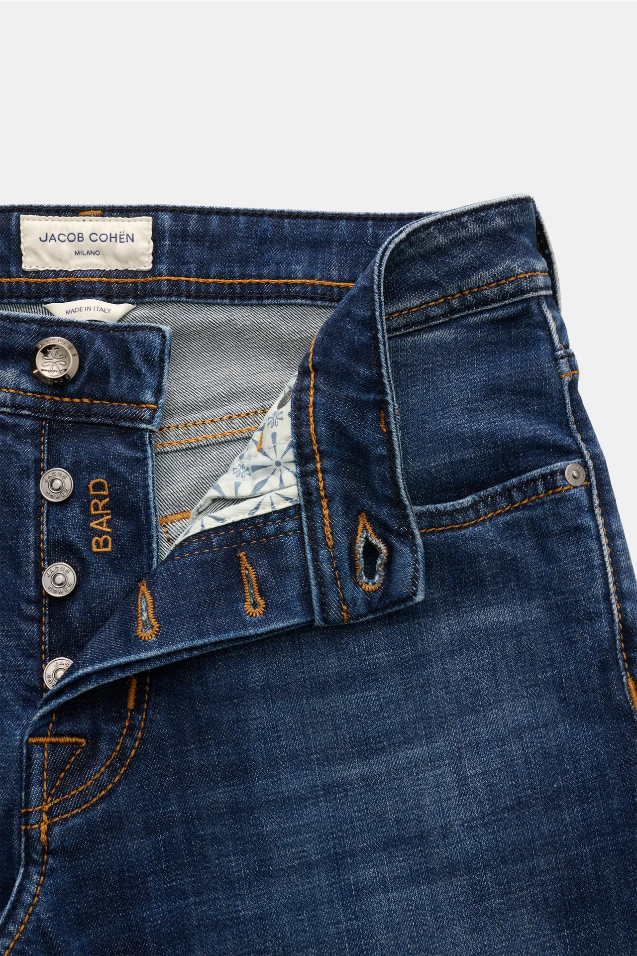 Jacob Cohen - Herren - Jeans 'Bard' dunkelblau – Bild 4