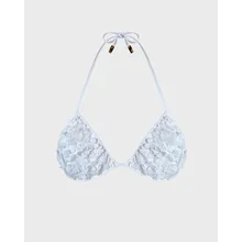 Vilebrequin - Besticktes Triangel-bikini-oberteil Aus Guipure-spitze Florale - Bademode - Saint - Weiss - Größe M/L Vilebrequin - Besticktes Triangel-bikini-oberteil Aus Guipure-spitze Florale - Bademode - Saint - Weiss - Größe M/L