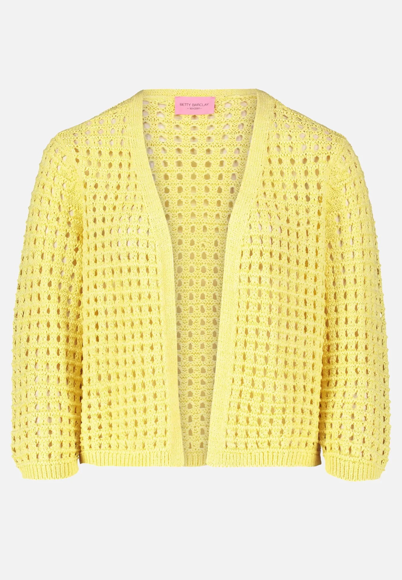 Casual-Strickjacke mit Effektgarn – Bild 3