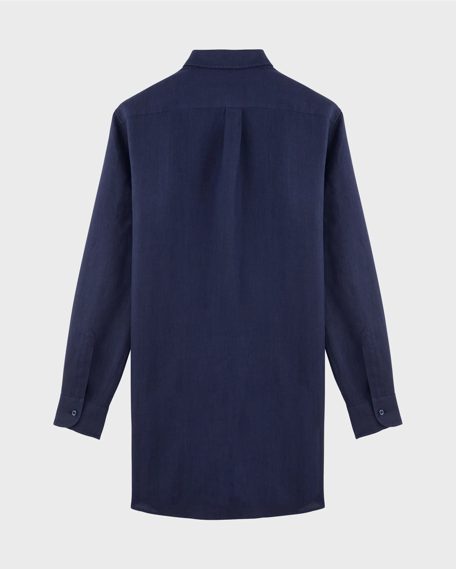 Vilebrequin - Solid Hemdkleid Aus Leinen Für Damen - Kleid Im Hemd-stil - Fragance - Blau - Größe S – Bild 2