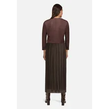 Plisseekleid mit 3/4 Arm Plisseekleid mit 3/4 Arm