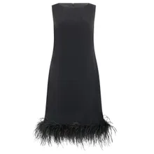 Apart - Kleid mit Federn - Größe 38 - schwarz Apart - Kleid mit Federn - Größe 38 - schwarz