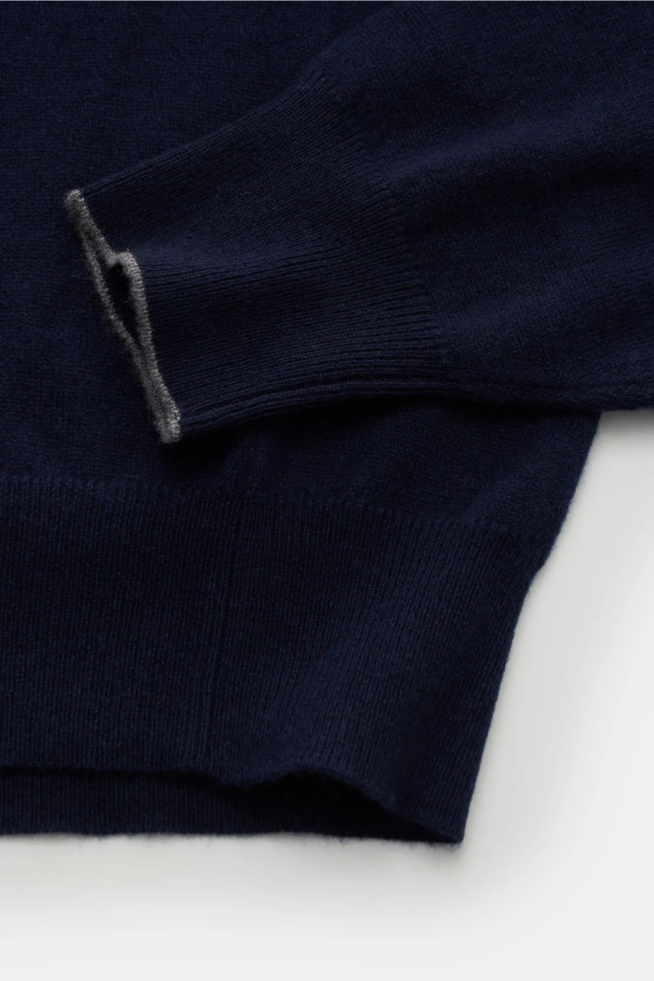 Brunello Cucinelli - Herren - Cashmere Rundhalspullover navy – Bild 3