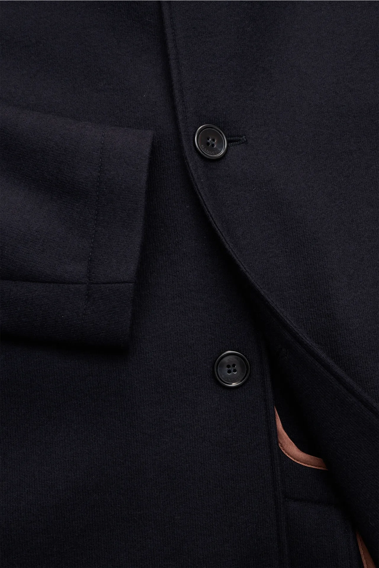 Mandelli - Herren - Jersey-Mantel navy – Bild 4