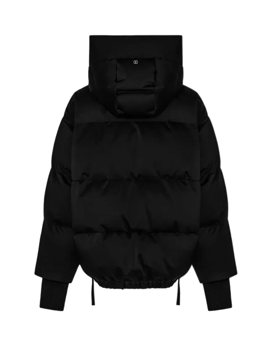 Duno - Oversized Short Down Jacket - Größe 38 - schwarz