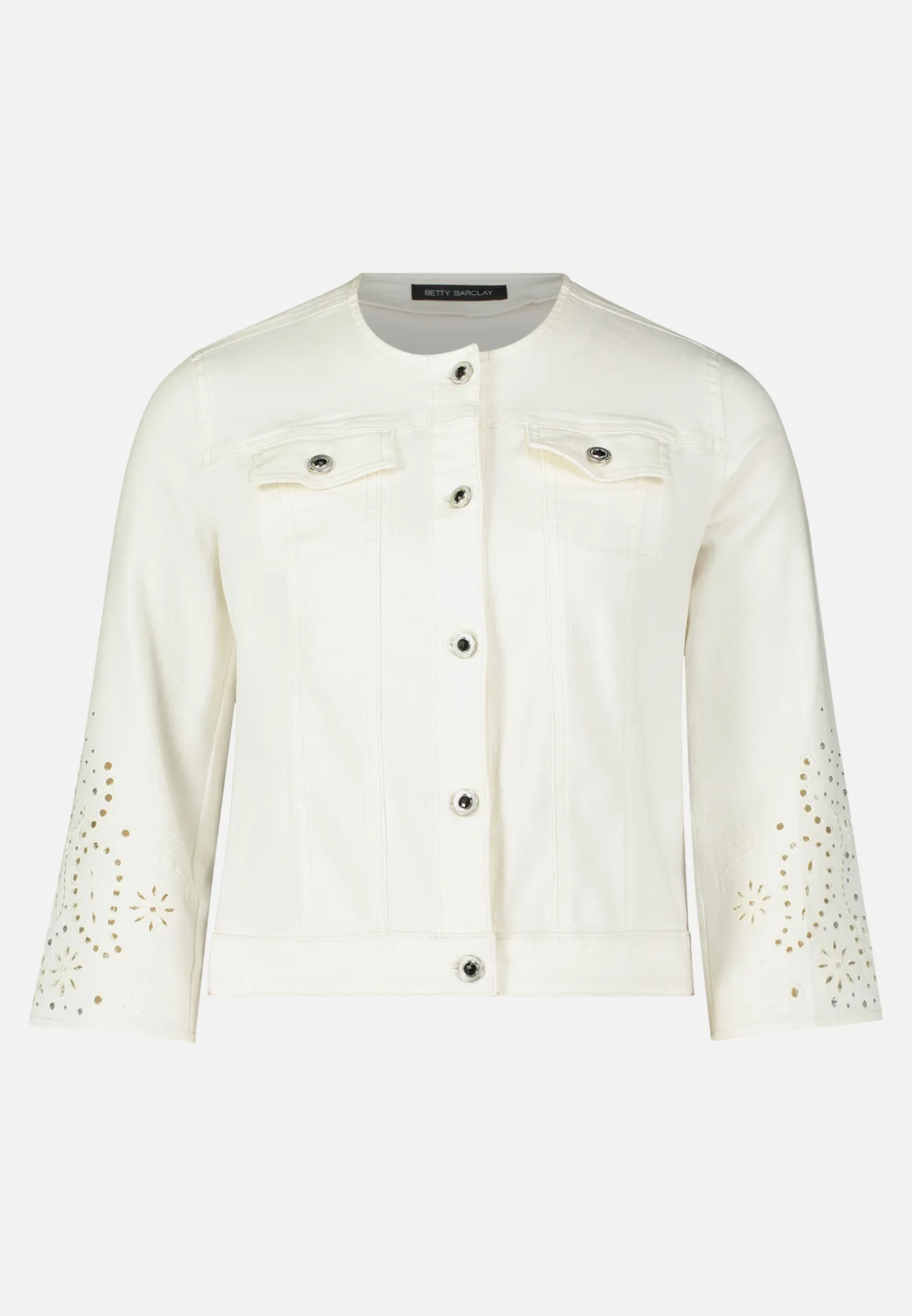Jeansjacke mit 3/4 Arm – Bild 3