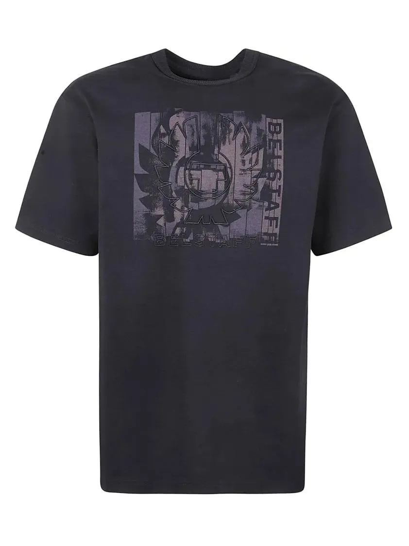 Belstaff - Short-Sleeve Black Cotton Jersey T-Shirt - Größe XXL - schwarz Belstaff - Short-Sleeve Black Cotton Jersey T-Shirt - Größe XXL - schwarz