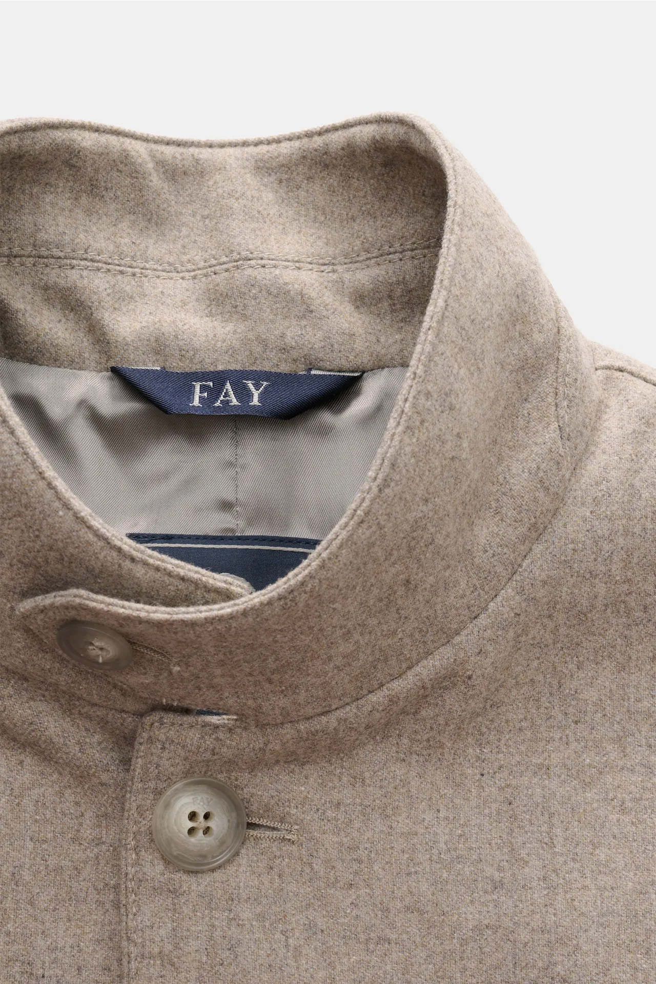 Fay - Herren - Jacke beige meliert – Bild 3