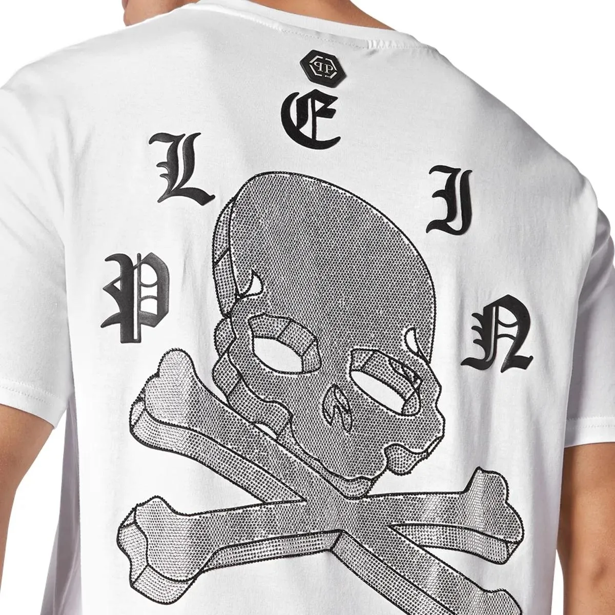 Philipp Plein - T-Shirt - Größe XL - weiß – Bild 4