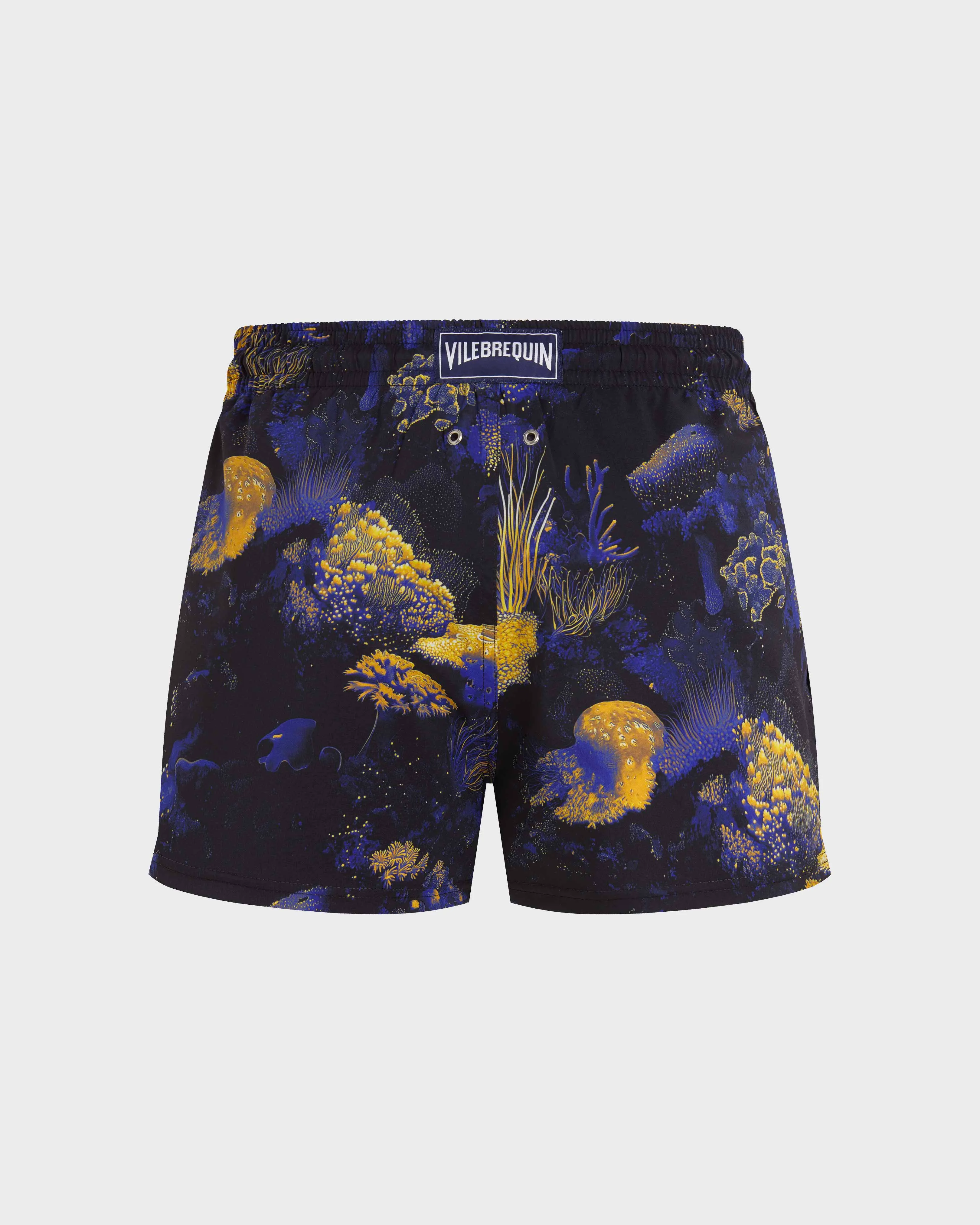 Vilebrequin - Kurze Coral Reef Stretch-badeshorts Für Herren - Bademode - Manta - Schwarz - Größe XL – Bild 2