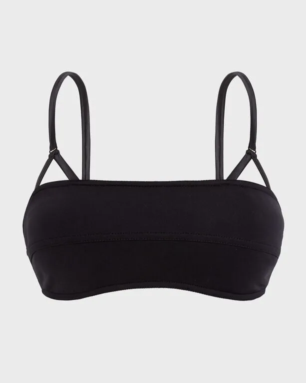 Vilebrequin - Solid Sculpting Bralette-bikinioberteil Für Damen - Bademode - Light - Schwarz - Größe L Vilebrequin - Solid Sculpting Bralette-bikinioberteil Für Damen - Bademode - Light - Schwarz - Größe L