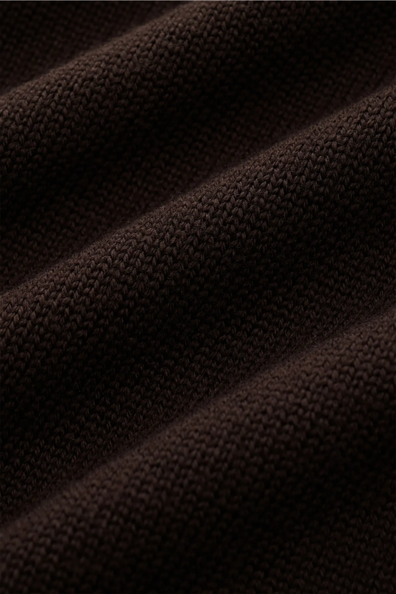 B.F. Knitwear - Herren - Merino Rollkragenpullover dunkelbraun – Bild 4