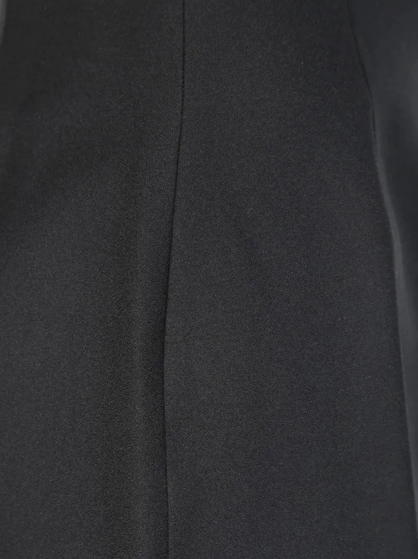 Andamane - Fitted Black Mini Skirt With Subtle Slit Detail - Größe 40 - schwarz – Bild 2