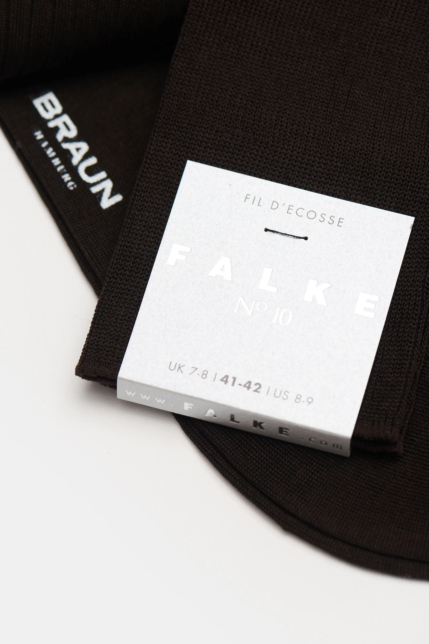 Falke - Herren - Kniestrumpf 'No. 10' dunkelbraun – Bild 2