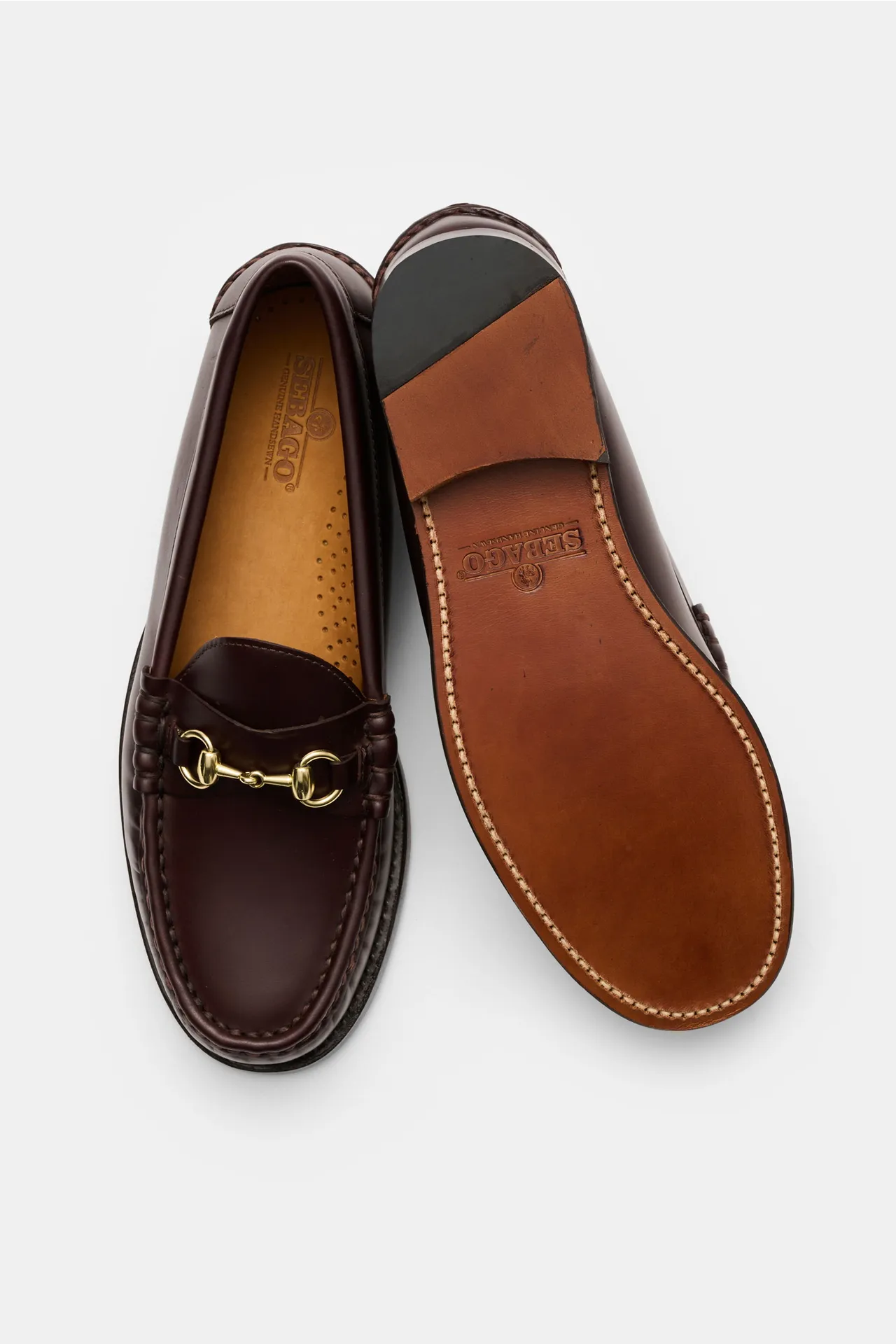 Sebago - Herren - Horsebit Loafer %27Joe Modena%27 rotbraun