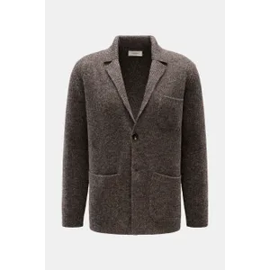 Agnona - Herren - Cashmere Cardigan graubraun meliert Agnona - Herren - Cashmere Cardigan graubraun meliert