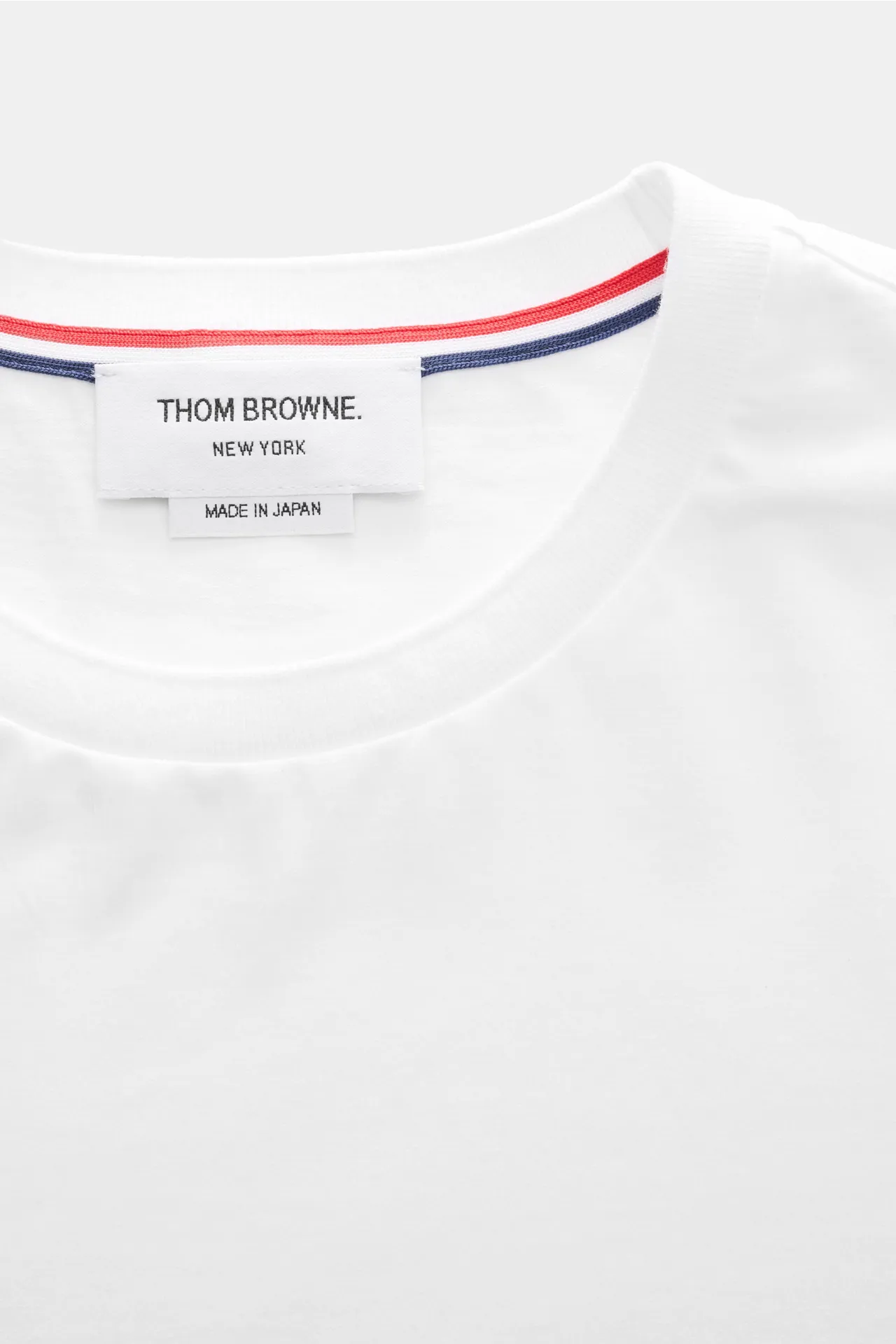 Thom Browne - Herren - Rundhals-T-Shirt weiß – Bild 2