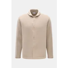 04651/ A trip in a bag - Herren - Cardigan %27Knit Overjacket%27 beige meliert 04651/ A trip in a bag - Herren - Cardigan %27Knit Overjacket%27 beige meliert