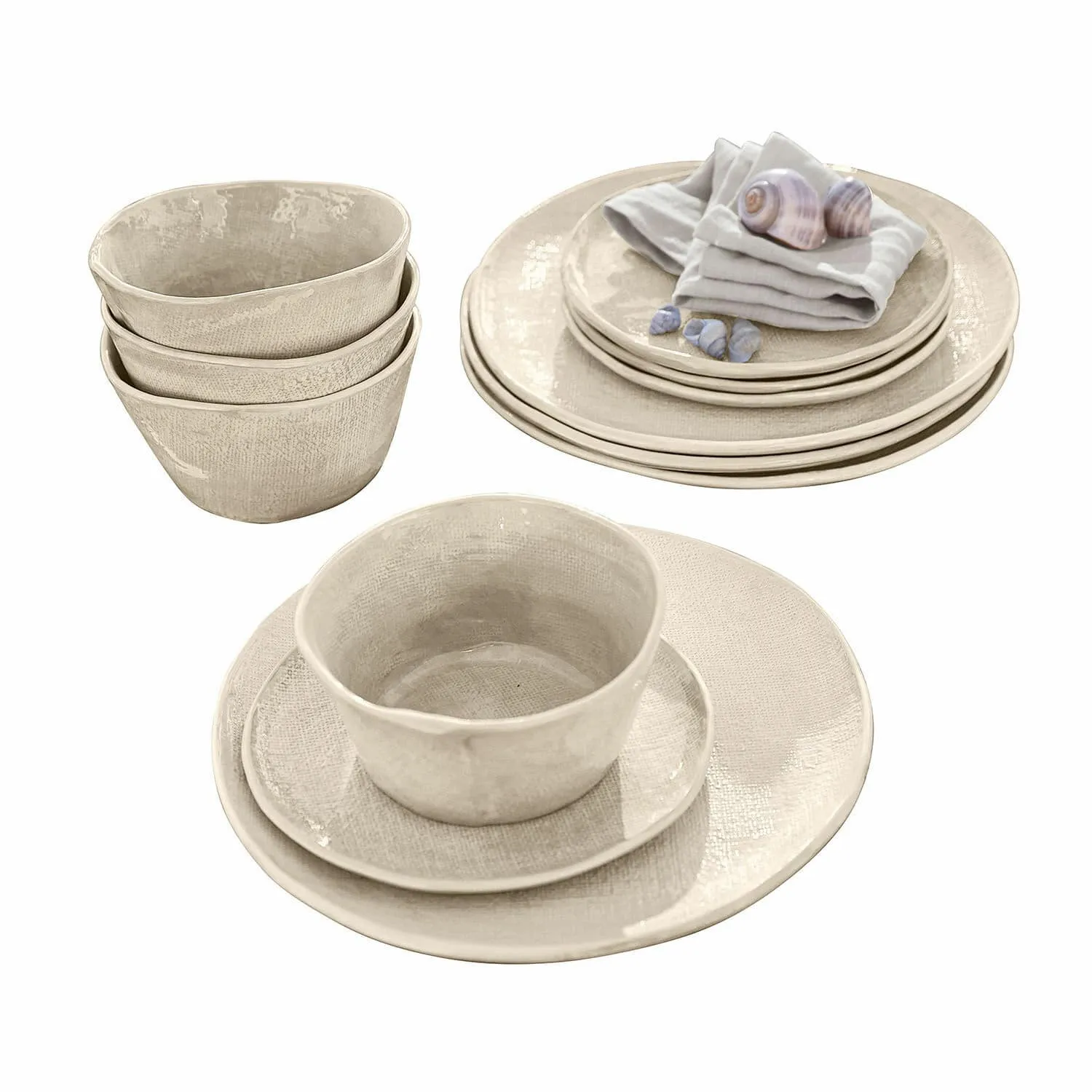 Geschirr 12er Set Luganville – Bild 3