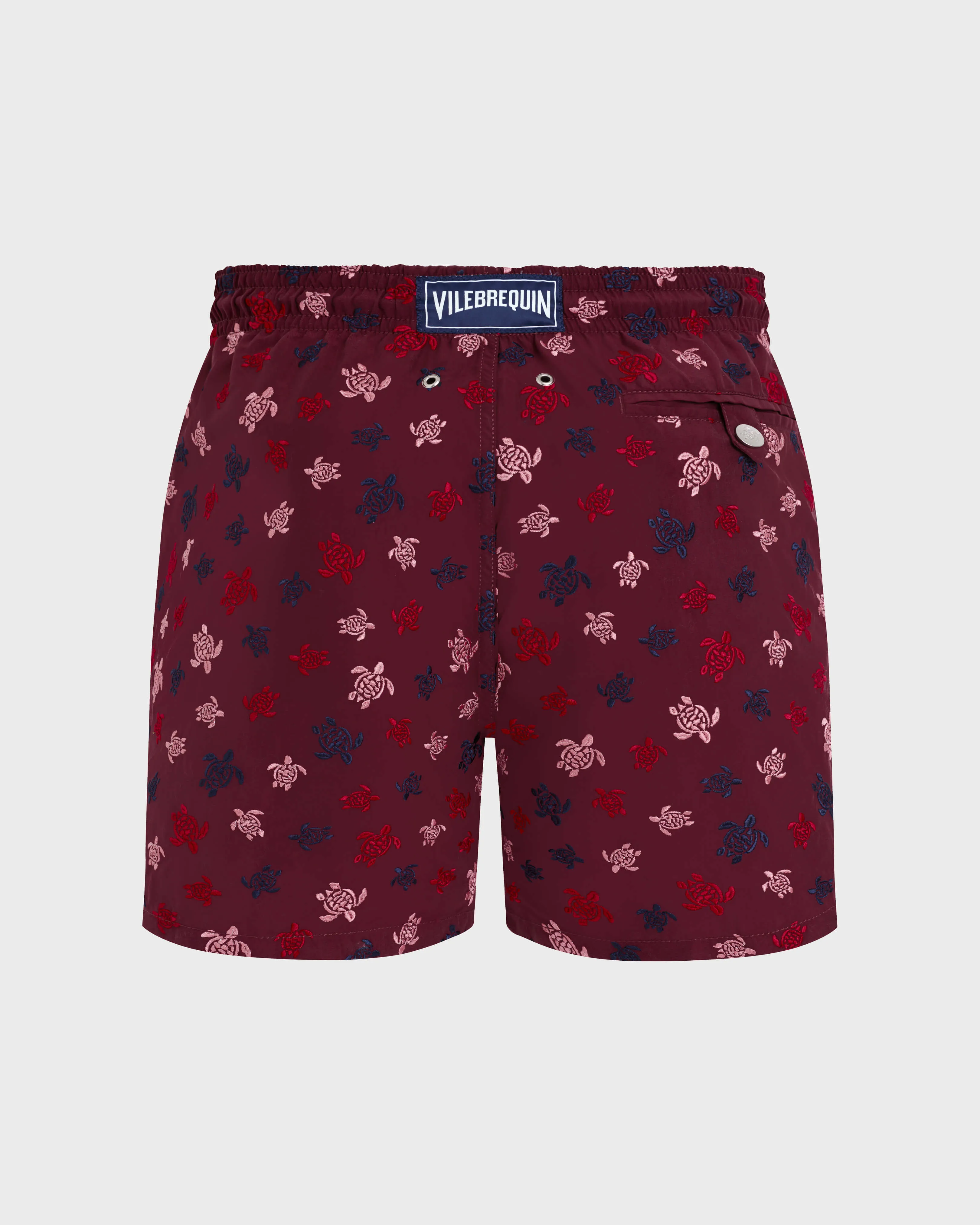 Vilebrequin - Micro Ronde Des Tortues Badeshorts Mit Stickerei Für Herren – Limitierte Serie - Bademode - Mistral - Rot - Größe XXXL – Bild 2