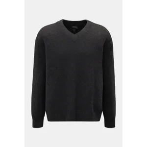 A.P.C. - Herren - V-Neck Pullover %27Pull Dany%27 anthrazit meliert A.P.C. - Herren - V-Neck Pullover %27Pull Dany%27 anthrazit meliert