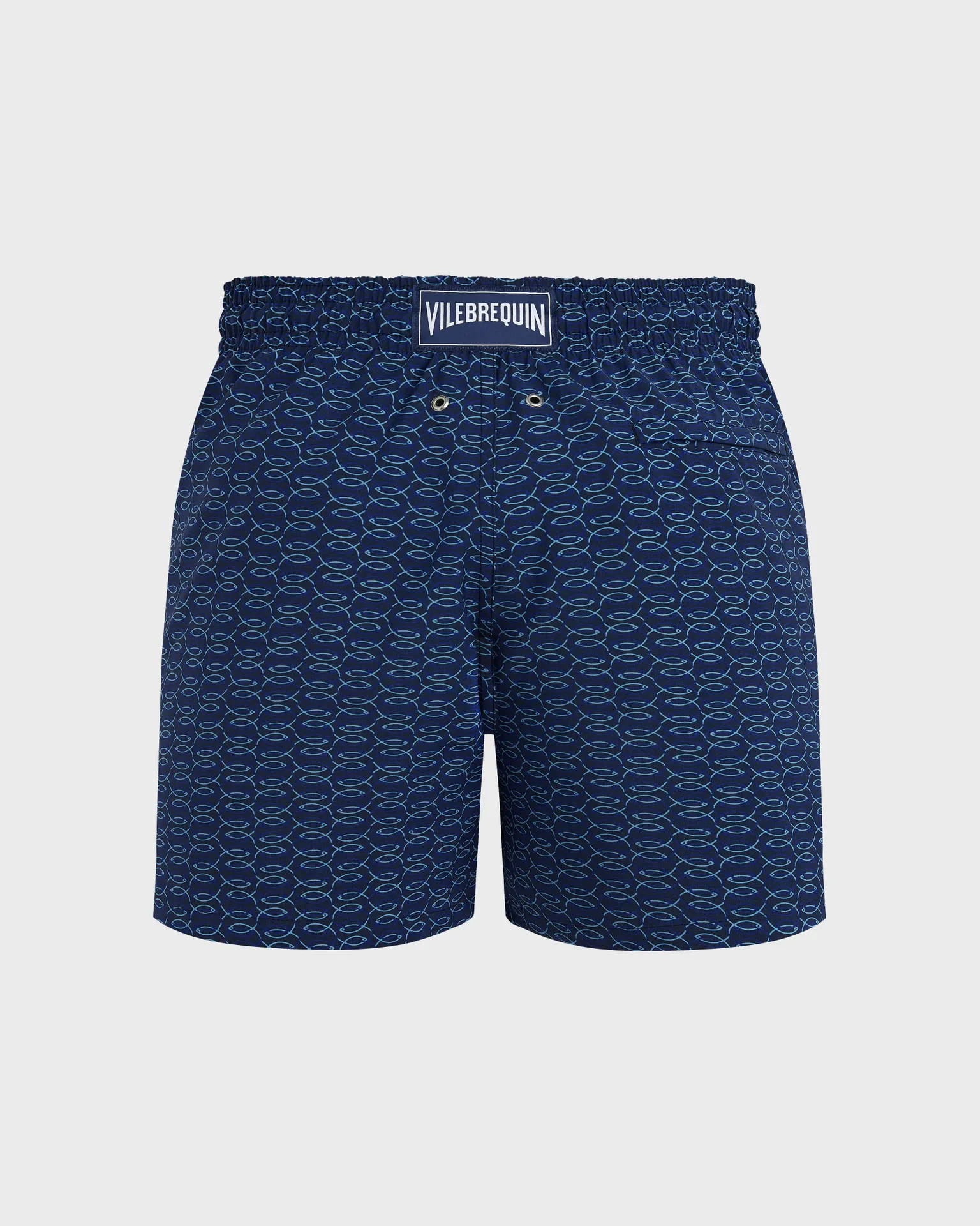 Vilebrequin - Fish Net Badeshorts Aus Wolle Für Herren - Bademode - Moopea - Blau - Größe XS – Bild 2