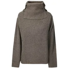 DAWEI STUDIO - Long-Sleeved Ribbed Sweater - Größe 36 - braun DAWEI STUDIO - Long-Sleeved Ribbed Sweater - Größe 36 - braun