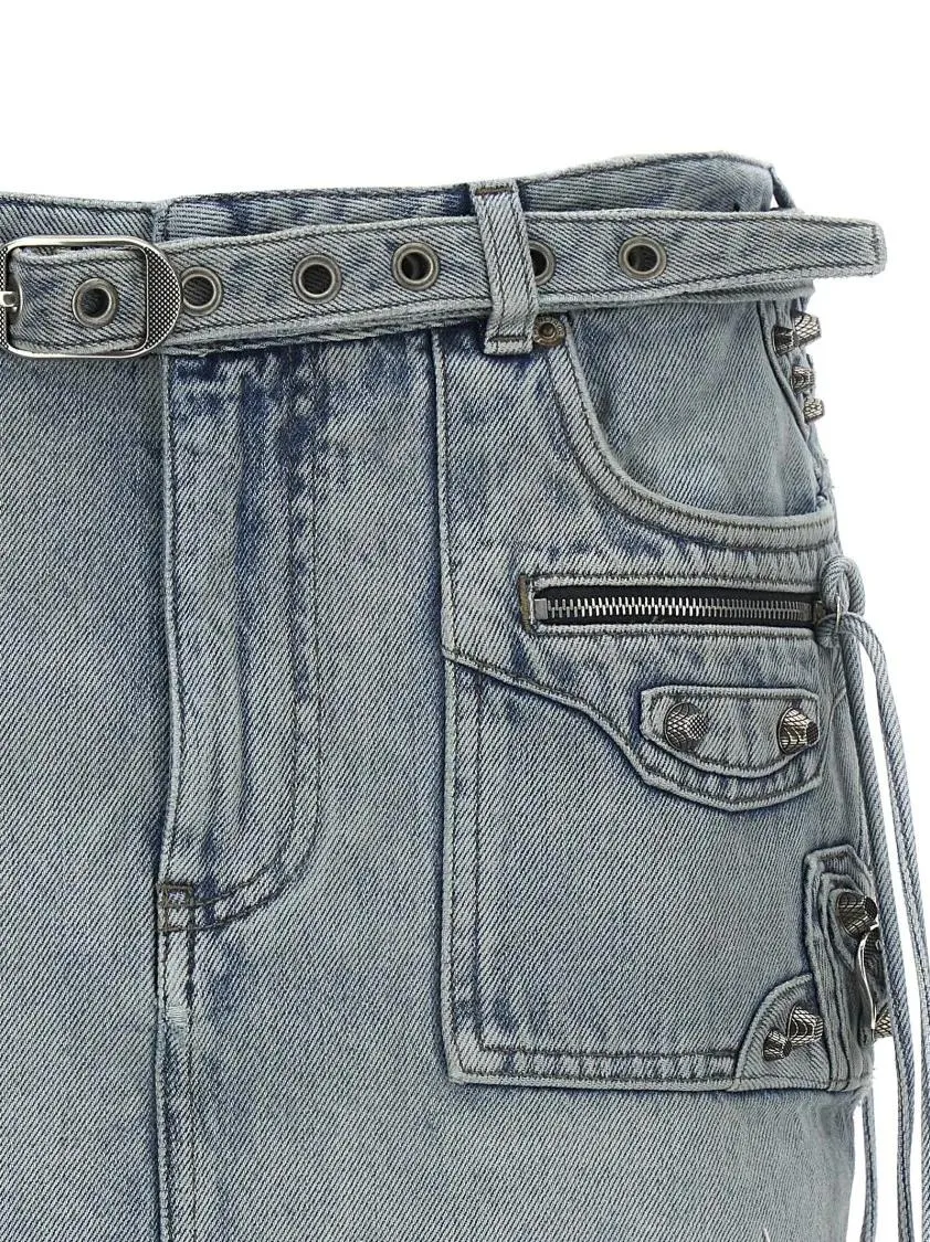 Balenciaga - 'Cagole Mini' Skirt - Größe 36 - grau – Bild 3