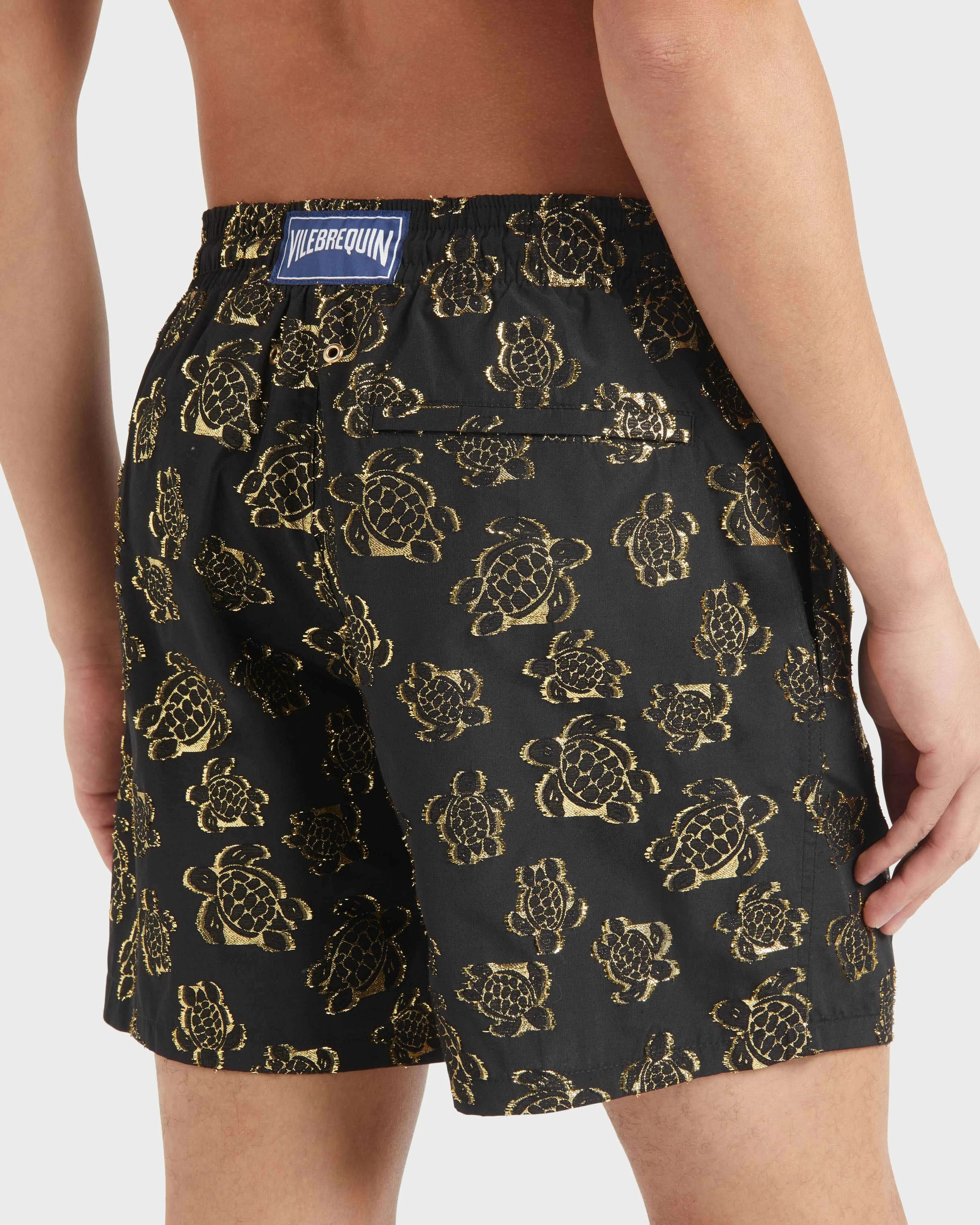 Vilebrequin - Ronde Des Tortues Jacquard Badeshorts Für Herren - Bademode - Moopea - Schwarz - Größe XL – Bild 6