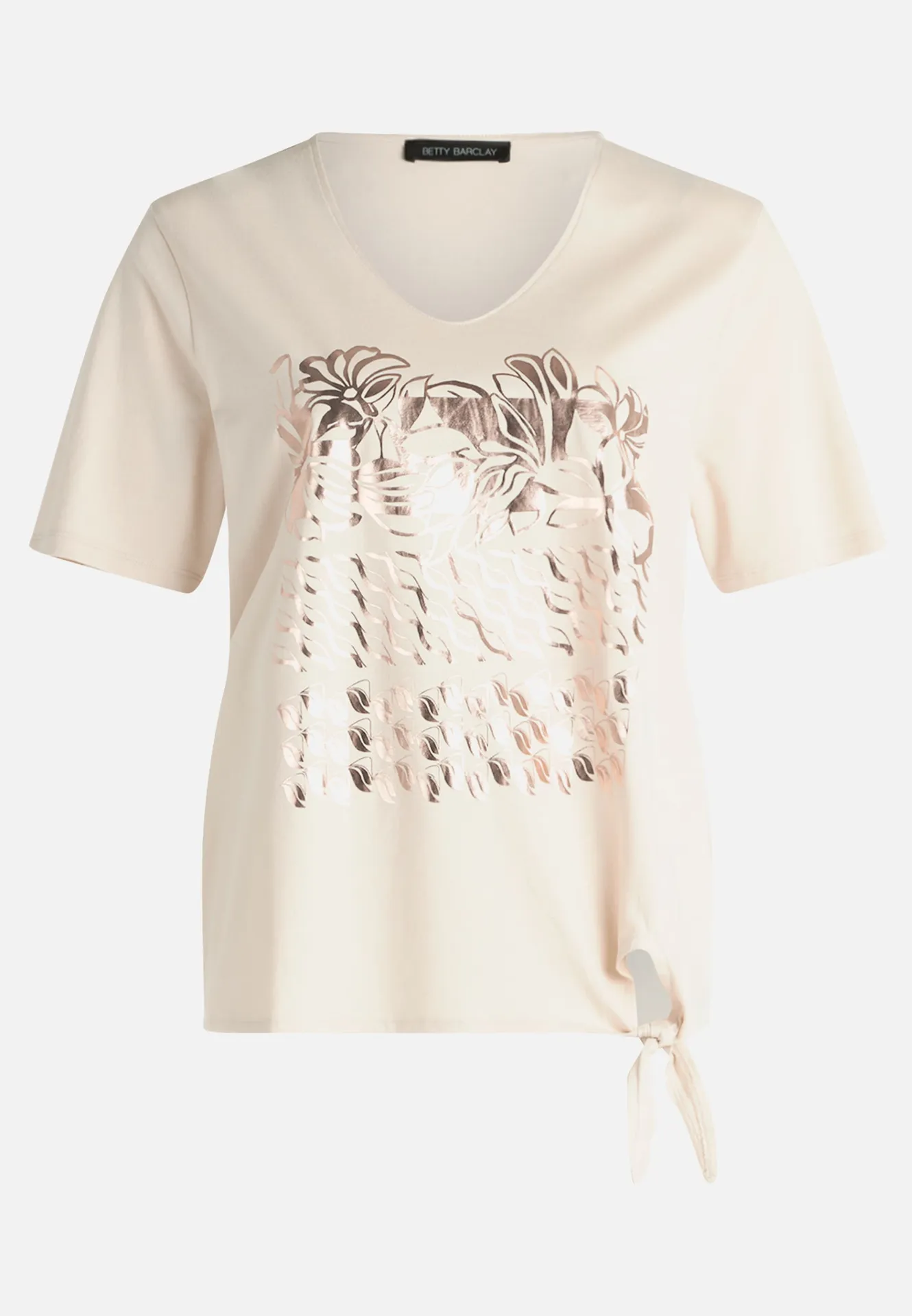 Basic Shirt mit Schleifenknoten – Bild 3