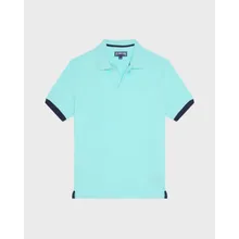 Vilebrequin - Solid Polohemd Aus Baumwolle Für Herren - Polohemd - Palatin - Blau - Größe XXL Vilebrequin - Solid Polohemd Aus Baumwolle Für Herren - Polohemd - Palatin - Blau - Größe XXL