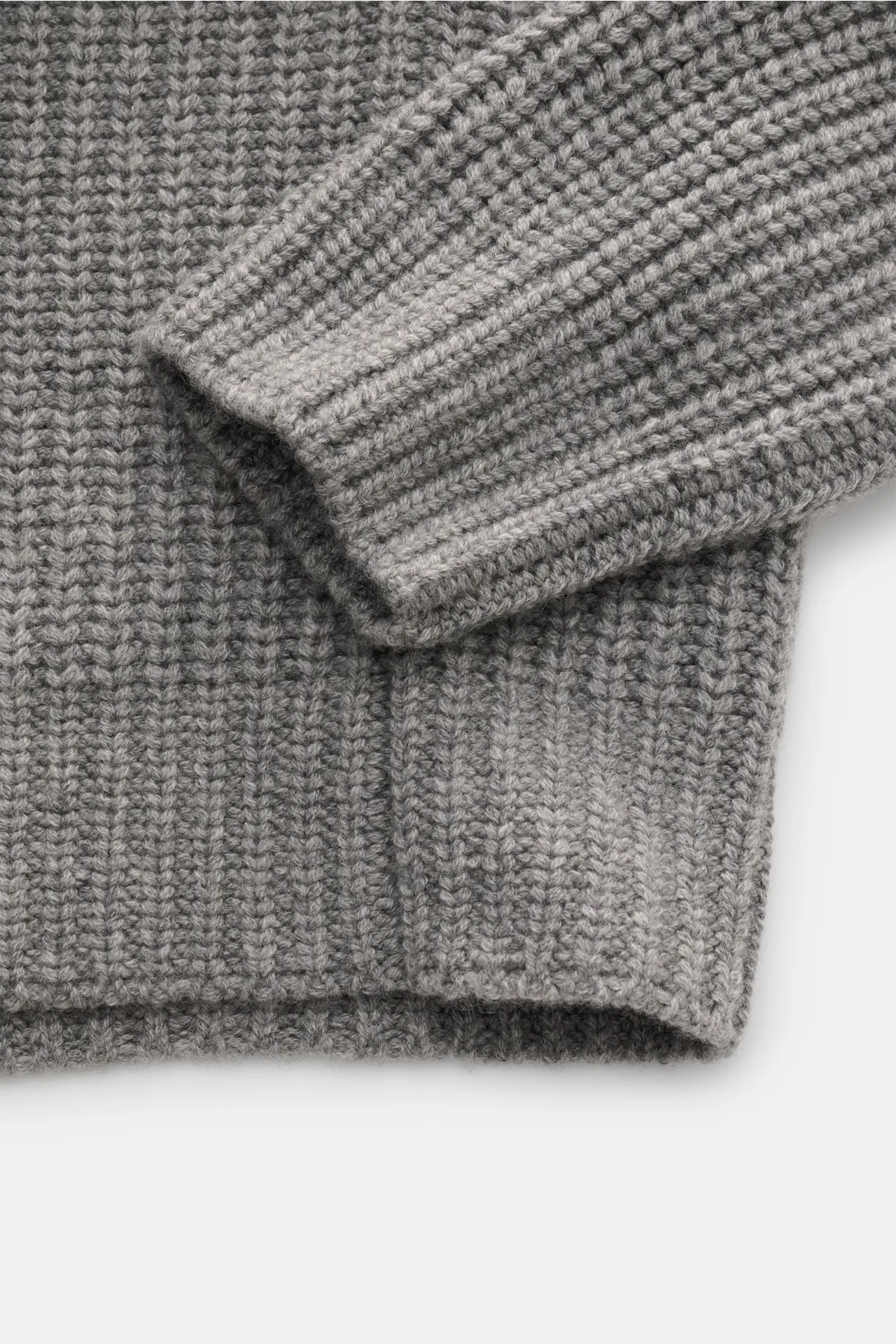 Iris von Arnim - Herren - Cashmere Rundhalspullover 'Arlington' grau meliert – Bild 3