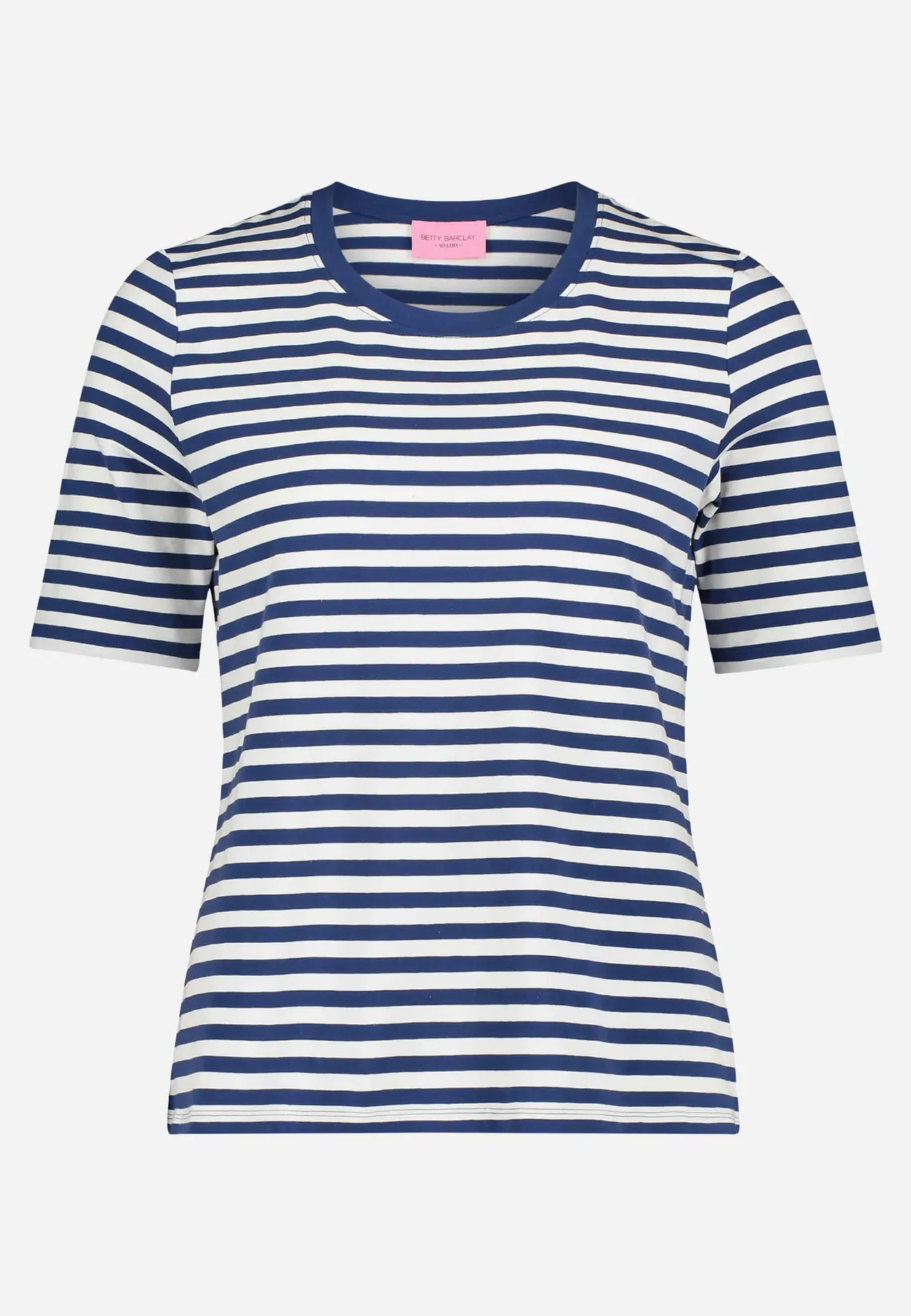 Basic Shirt mit Streifen – Bild 3