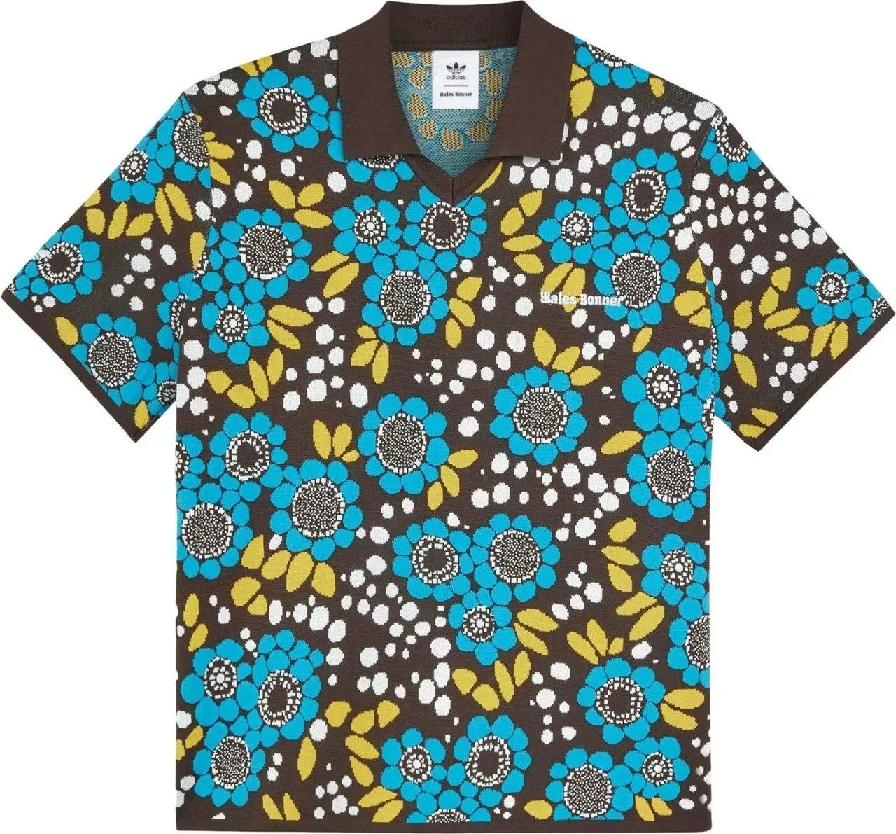 Adidas - Wales Bonner Knit F Polo Multicolor - Größe L - bunt Adidas - Wales Bonner Knit F Polo Multicolor - Größe L - bunt