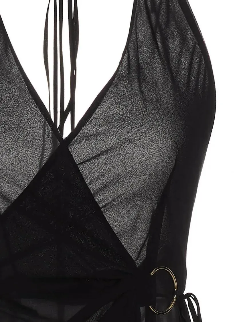 Louisa Ballou - 'King Tide’ Dress - Größe S - schwarz – Bild 3