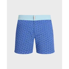 Vilebrequin - Kurze Graphic Urchin Stretch-badeshorts Mit Flachem Bund Für Herren - Bademode - Menise - Blau - Größe XL Vilebrequin - Kurze Graphic Urchin Stretch-badeshorts Mit Flachem Bund Für Herren - Bademode - Menise - Blau - Größe XL