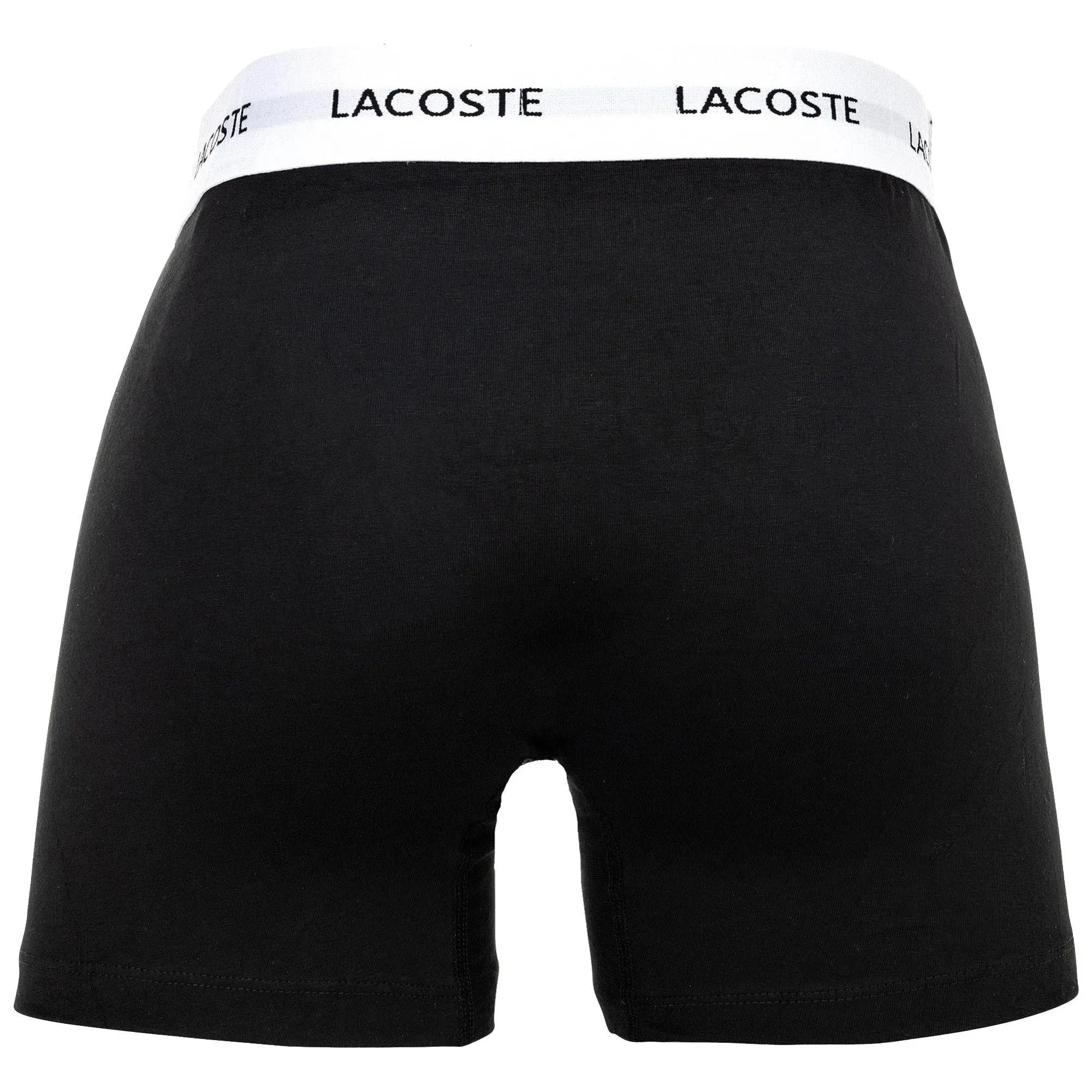 Lacoste - PACK DE 3 BOXERS LONGS 3er Pack - Größe L - schwarz – Bild 2
