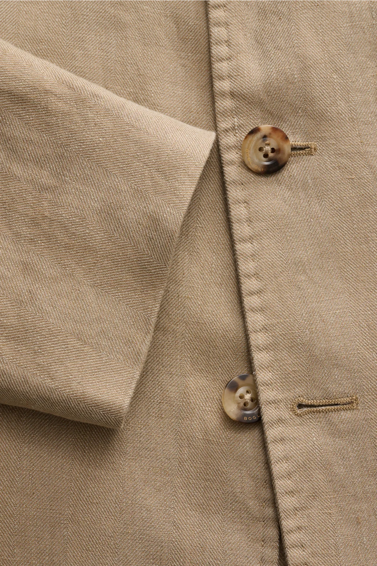 Boglioli - Herren - Leinensakko taupe – Bild 4