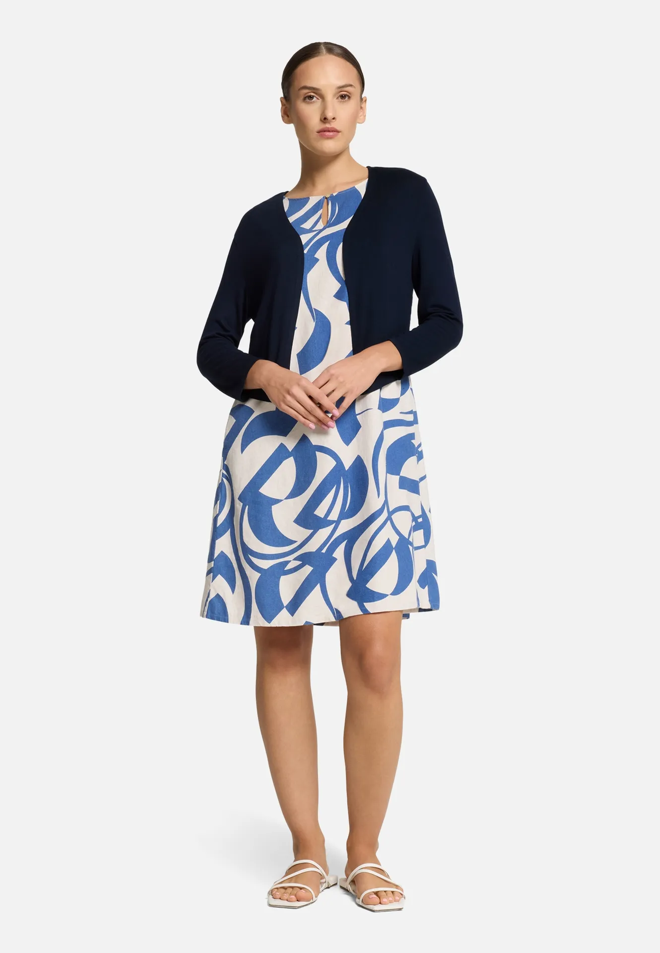 Bolero-Jacke mit 3/4 Arm – Bild 2