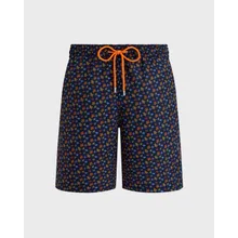 Vilebrequin - Lange Micro Ronde Des Tortues Badeshorts Für Herren - Bademode - Okoa - Orange - Größe XL Vilebrequin - Lange Micro Ronde Des Tortues Badeshorts Für Herren - Bademode - Okoa - Orange - Größe XL