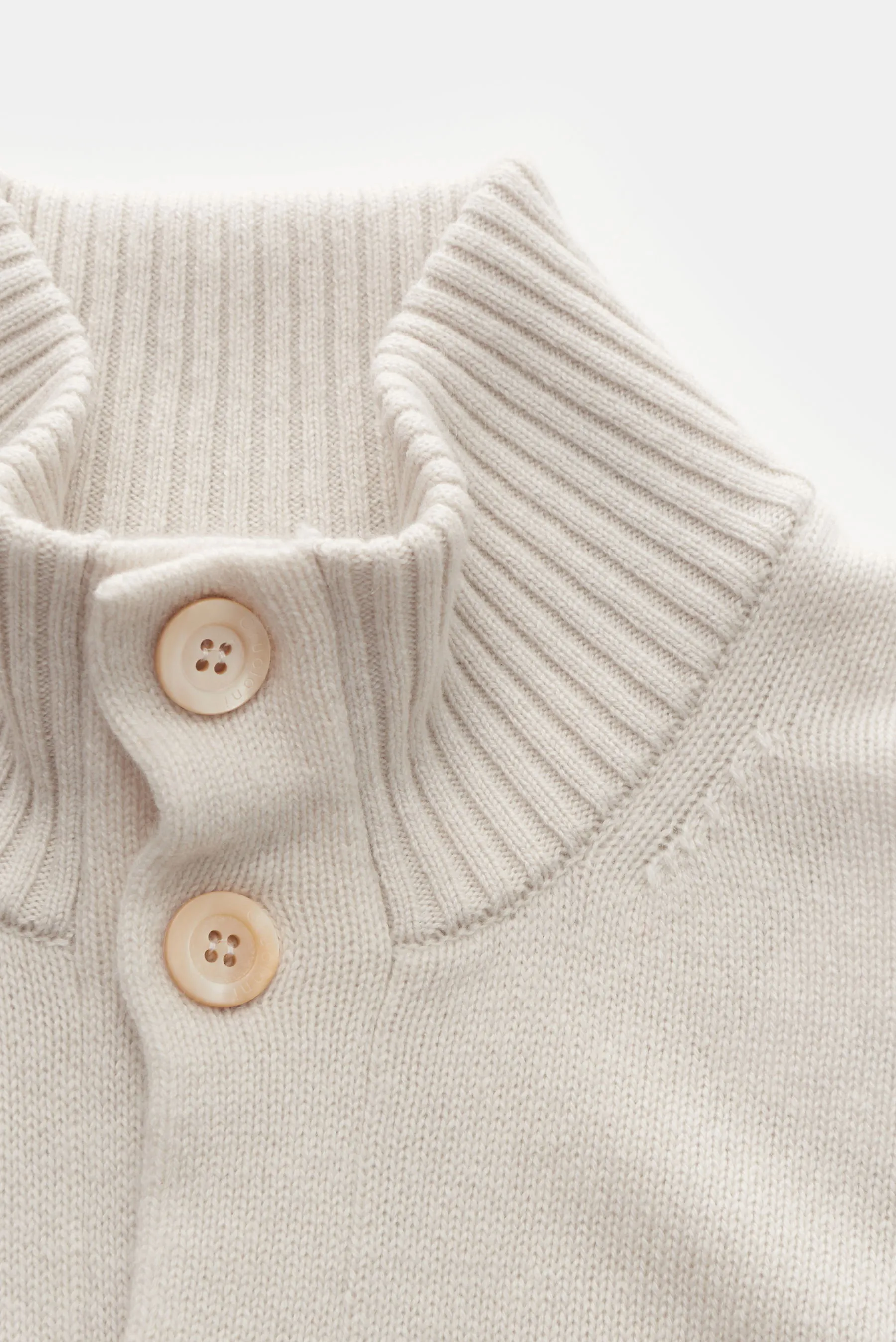 Cruciani - Herren - Cashmere Cardigan sand – Bild 2
