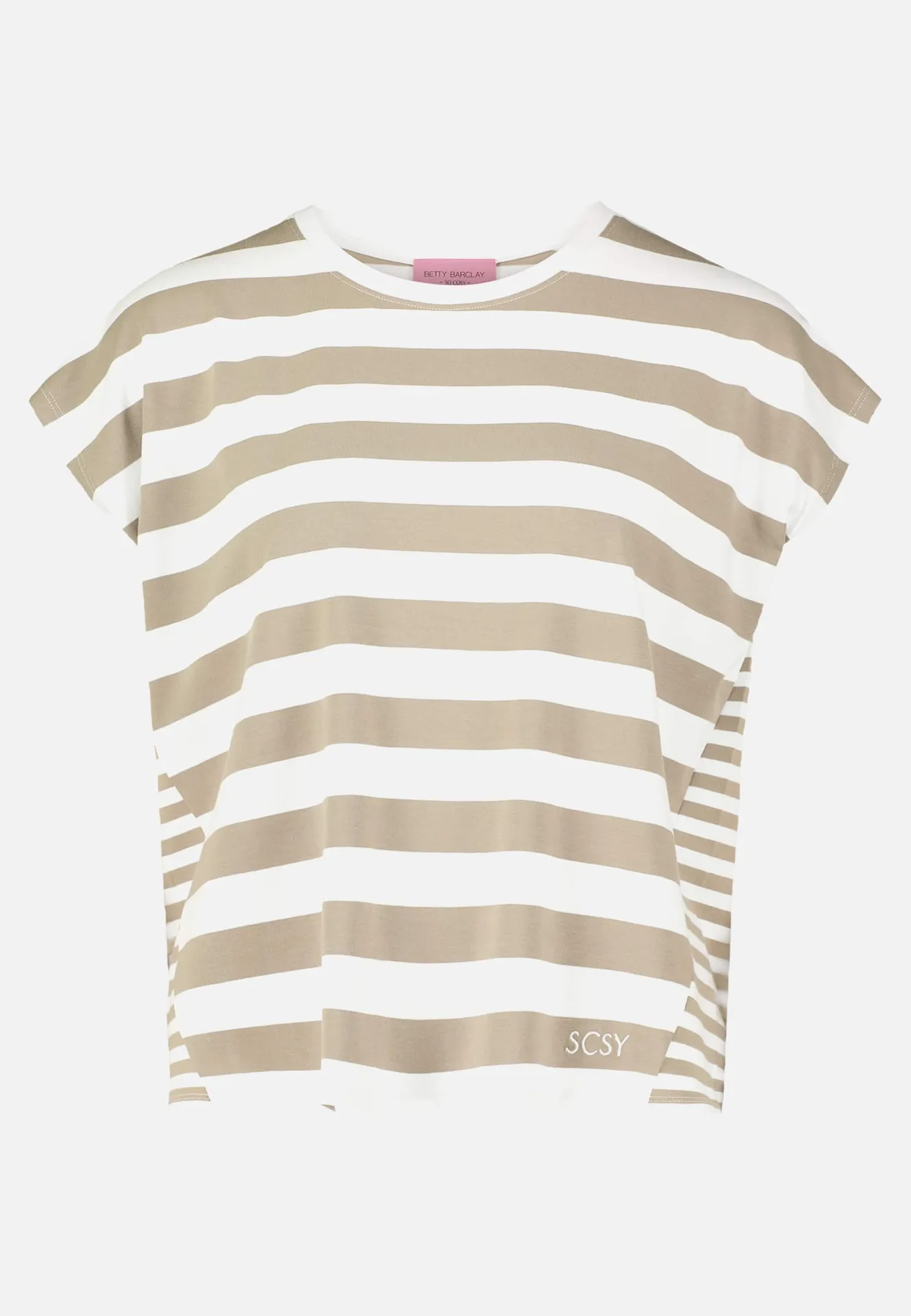 Basic Shirt mit Streifen – Bild 3