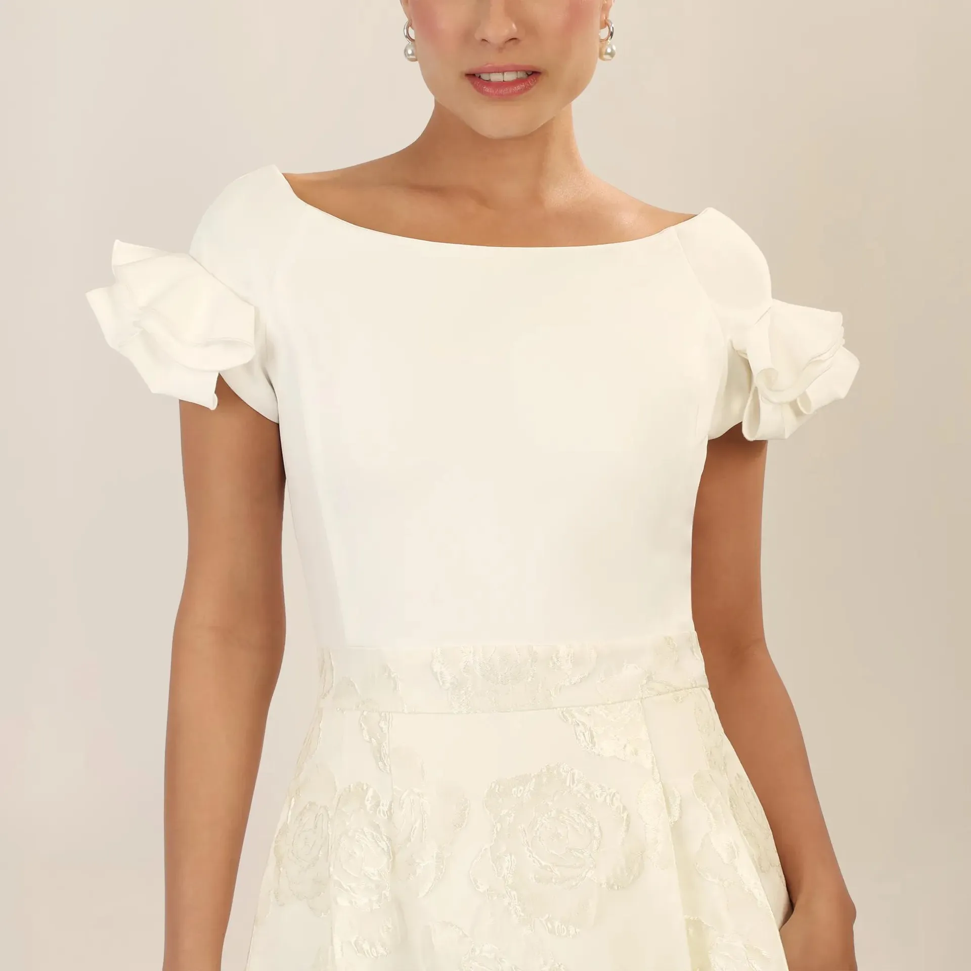 Apart - Abendkleid - Größe 40 - creme – Bild 3