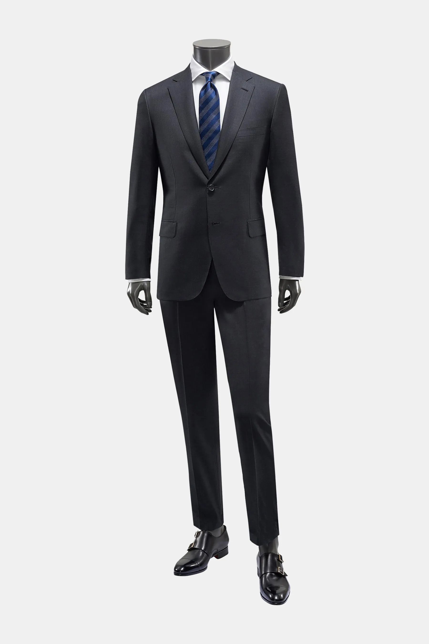 Brioni - Herren - Anzug 'Brunico' anthrazit – Bild 3