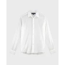 Vilebrequin - Leichtes Solid Unisex-hemd Aus Baumwollvoile - Hemd - Caracal - Weiss - Größe XS Vilebrequin - Leichtes Solid Unisex-hemd Aus Baumwollvoile - Hemd - Caracal - Weiss - Größe XS