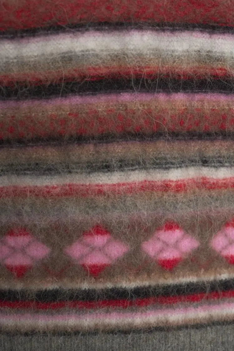 Solotre - Polo Collar Sweater - Größe 1 - pink – Bild 2