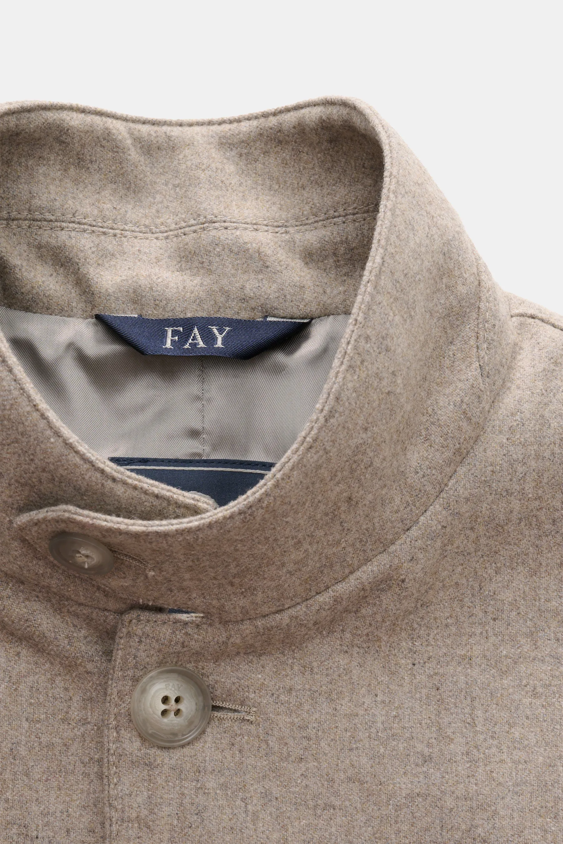 Fay - Herren - Jacke beige meliert – Bild 3