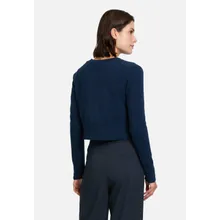 Kaschmir-Strickjacke mit Rippbündchen Kaschmir-Strickjacke mit Rippbündchen