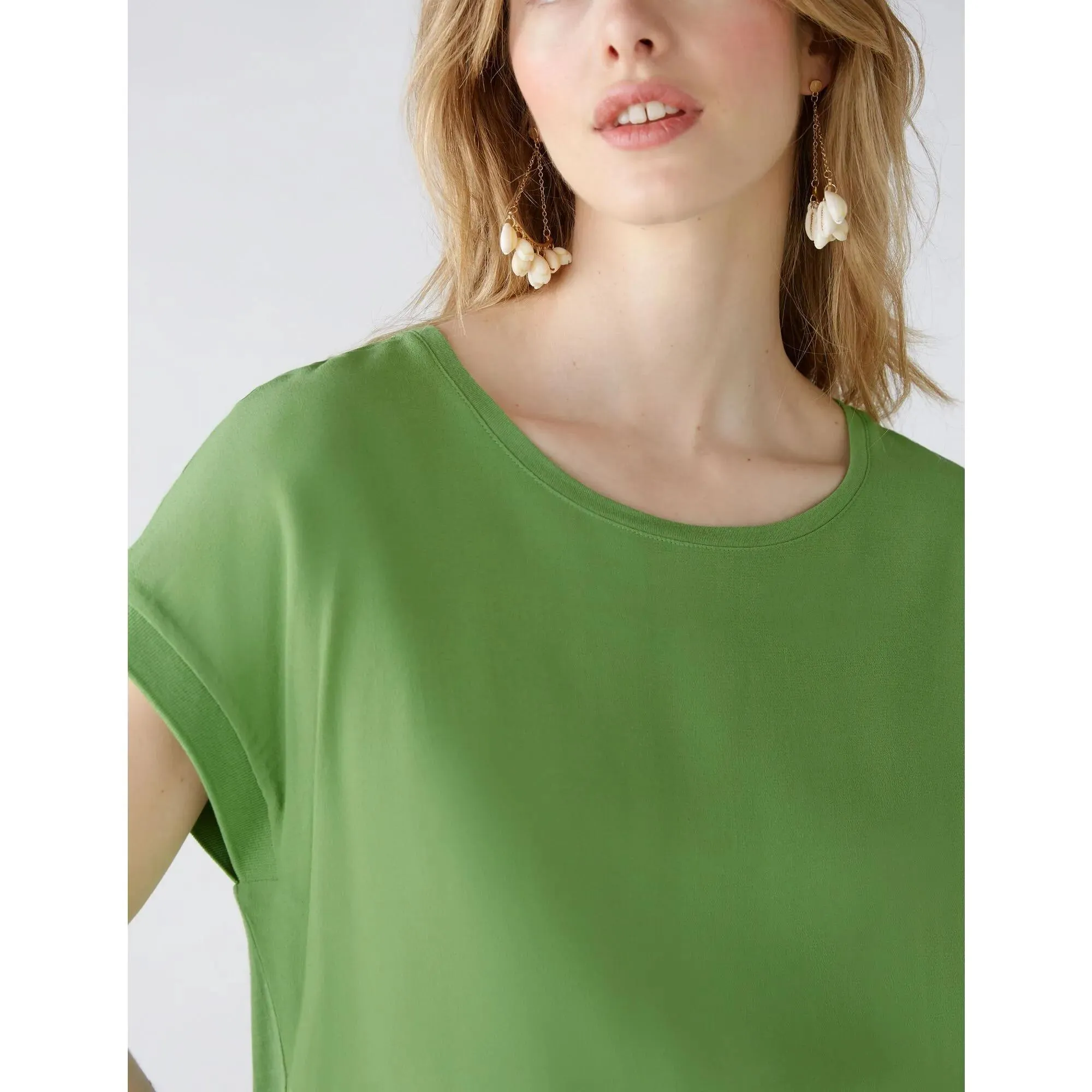 Oui - Blusenshirt AYANO - Größe 34 DAMEN - grün – Bild 3